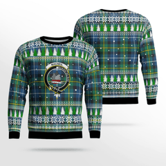 Clan MacNeill of Barra Ancient Crest Tartan Christmas Ugly Sweater ER17 MacNeill of Barra Ancient Crest Tartan Tartan Ugly Sweater   