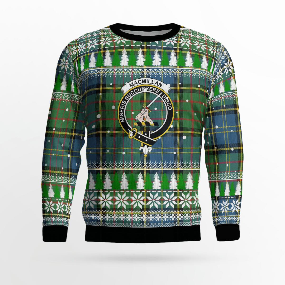 Clan MacMillan Hunting Ancient Crest Tartan Christmas Ugly Sweater AQ88 MacMillan Hunting Ancient Crest Tartan Tartan Ugly Sweater   