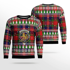 Clan MacPherson Modern Crest Tartan Christmas Ugly Sweater XE92 MacPherson Modern Crest Tartan Tartan Ugly Sweater   