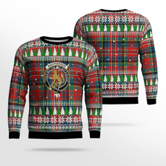 Clan MacPherson Ancient Crest Tartan Christmas Ugly Sweater GB69 MacPherson Ancient Crest Tartan Tartan Ugly Sweater   