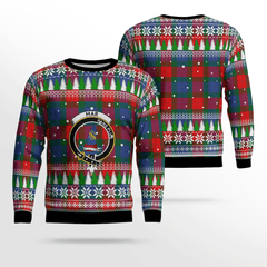 Clan Mar Crest Tartan Christmas Ugly Sweater ZP92 Mar Crest Tartan Tartan Ugly Sweater   