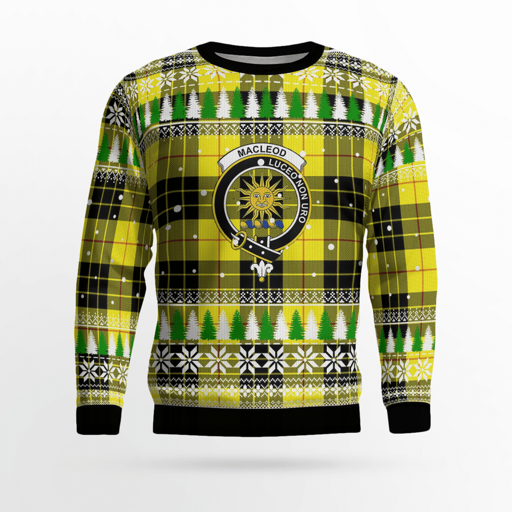 Clan MacLeod of Lewis Modern Crest Tartan Christmas Ugly Sweater NL18 MacLeod of Lewis Modern Crest Tartan Tartan Ugly Sweater   