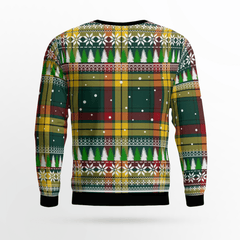 Clan MacMillan Old Modern Crest Tartan Christmas Ugly Sweater QV66 MacMillan Old Modern Crest Tartan Tartan Ugly Sweater   
