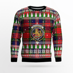 Clan MacPherson Modern Crest Tartan Christmas Ugly Sweater XE92 MacPherson Modern Crest Tartan Tartan Ugly Sweater   