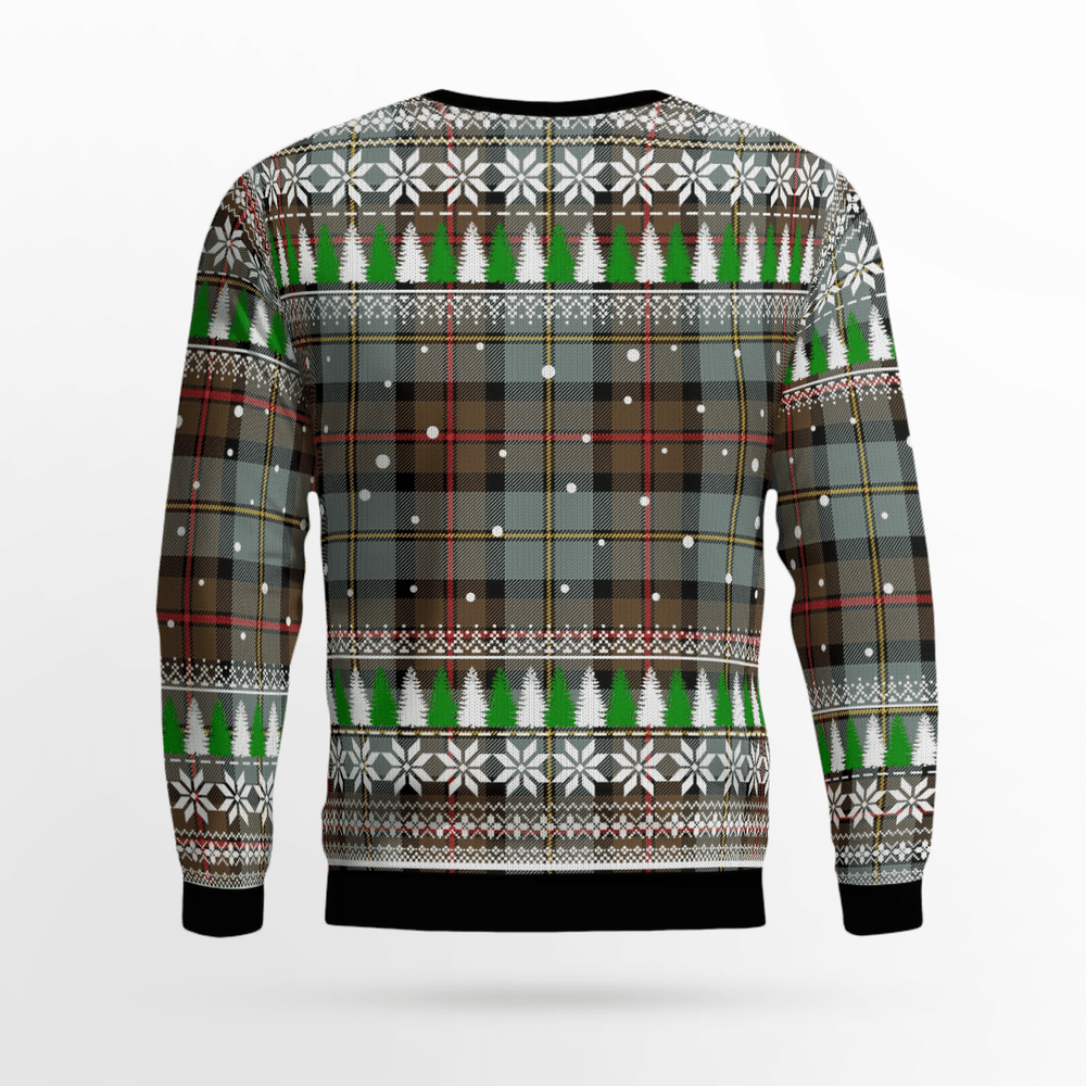 Clan MacLeod of Harris Weathered Crest Tartan Christmas Ugly Sweater TC76 MacLeod of Harris Weathered Crest Tartan Tartan Ugly Sweater   
