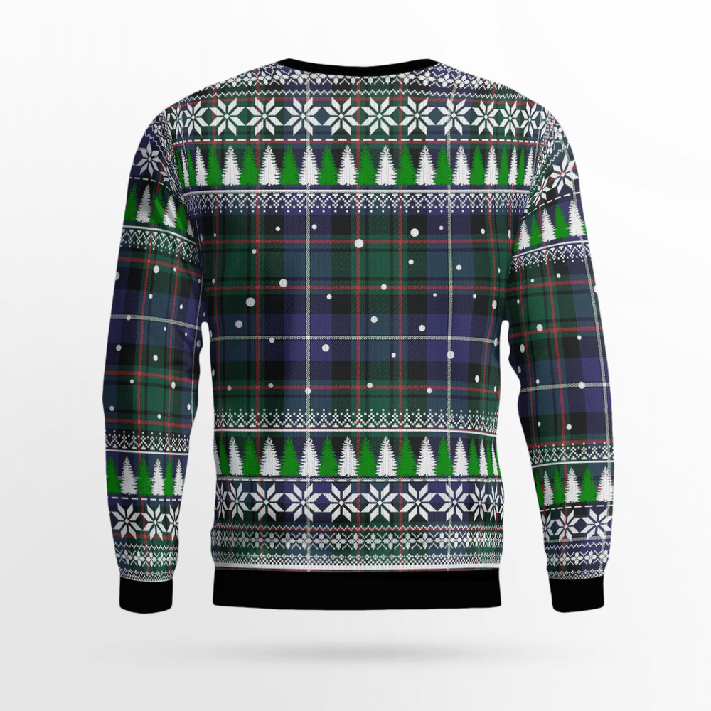 Clan MacRae Hunting Modern Crest Tartan Christmas Ugly Sweater HS81 MacRae Hunting Modern Crest Tartan Tartan Ugly Sweater   