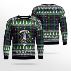 Clan Malcolm Modern Crest Tartan Christmas Ugly Sweater MO17 Malcolm Modern Crest Tartan Tartan Ugly Sweater   