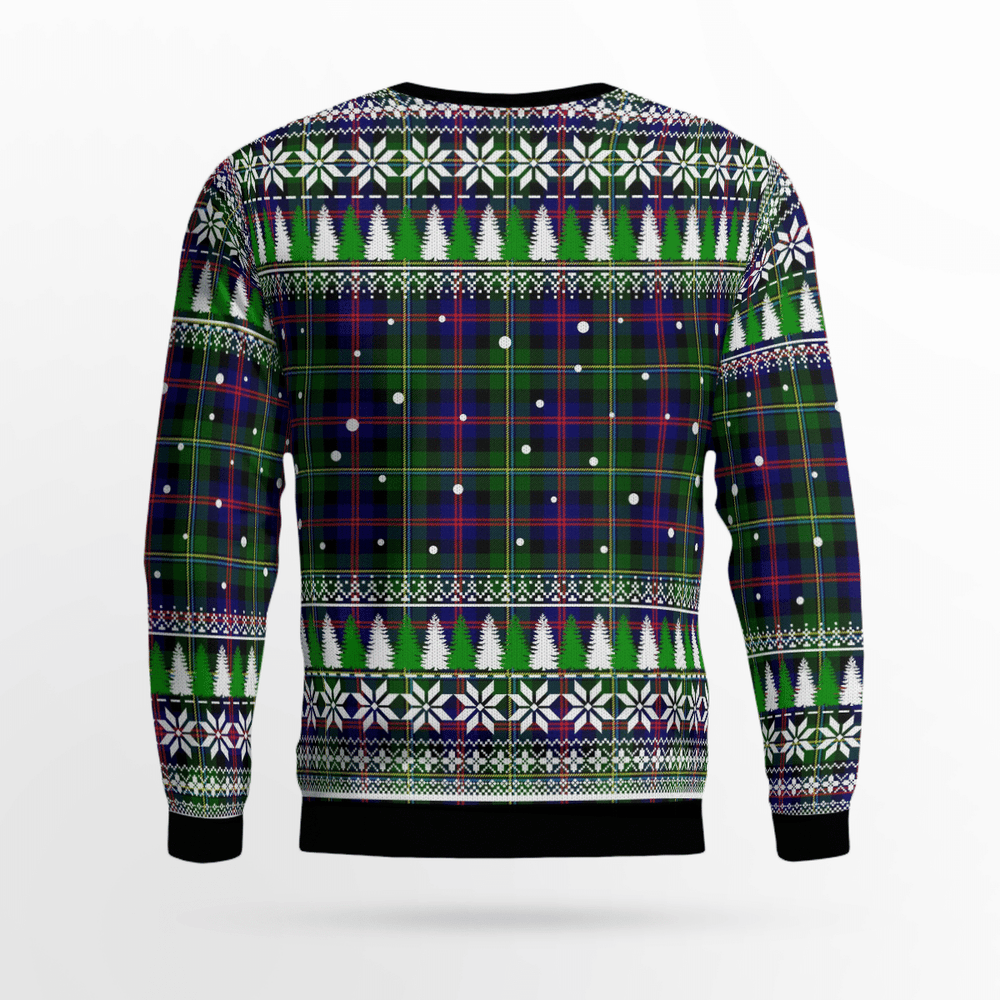Clan Malcolm Modern Crest Tartan Christmas Ugly Sweater MO17 Malcolm Modern Crest Tartan Tartan Ugly Sweater   