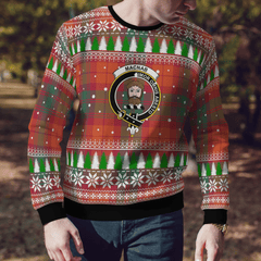 Clan MacNab Ancient Crest Tartan Christmas Ugly Sweater QR85 MacNab Ancient Crest Tartan Tartan Ugly Sweater   