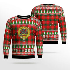 Clan MacPhee Modern Crest Tartan Christmas Ugly Sweater XQ20 MacPhee Modern Crest Tartan Tartan Ugly Sweater   