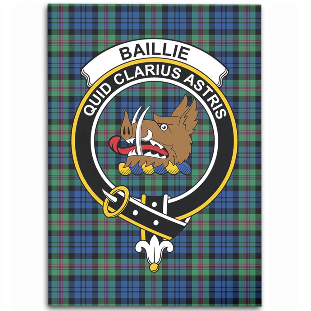 Baillie Ancient Tartan Crest Area Rug