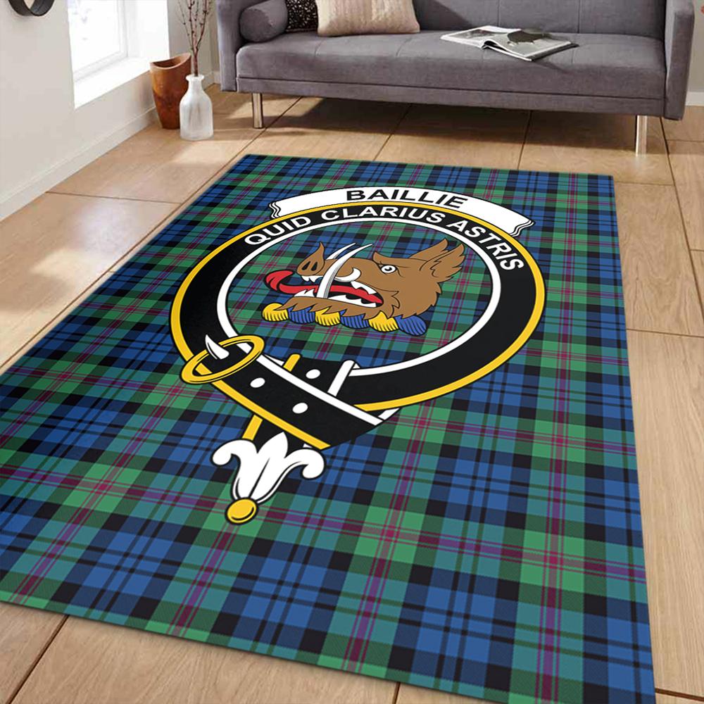 Baillie Ancient Tartan Crest Area Rug