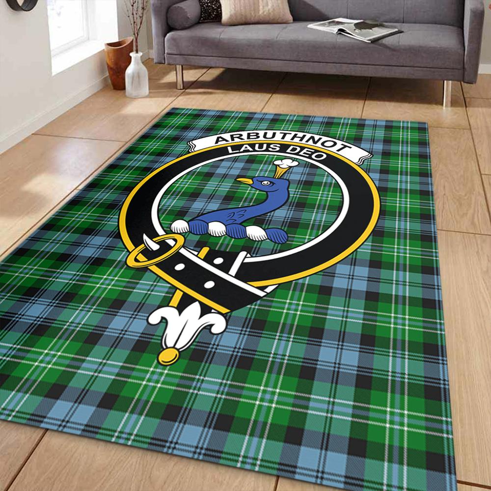 Arbuthnot Ancient Tartan Crest Area Rug