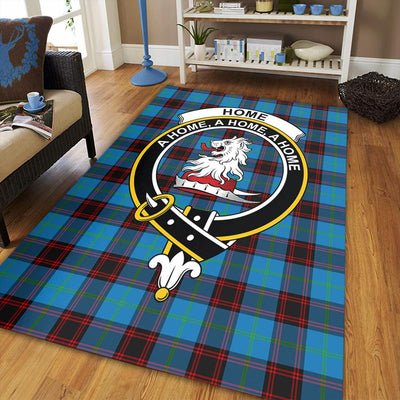 Clan Home Ancient Tartan Crest Rug – Scottish Highland Carpet for Living Room, Celtic Home Decor & Scotland Gift DI73