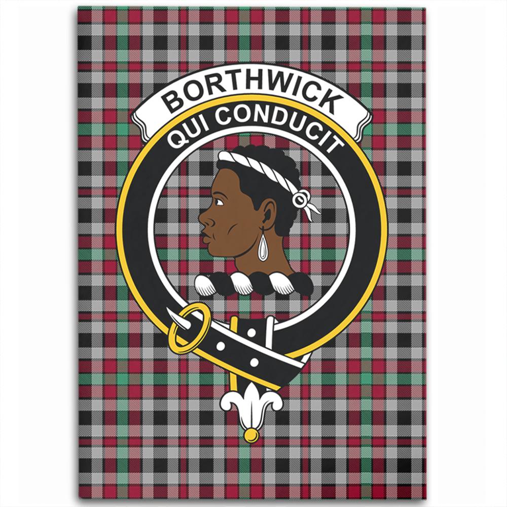 Borthwick Ancient Tartan Crest Area Rug
