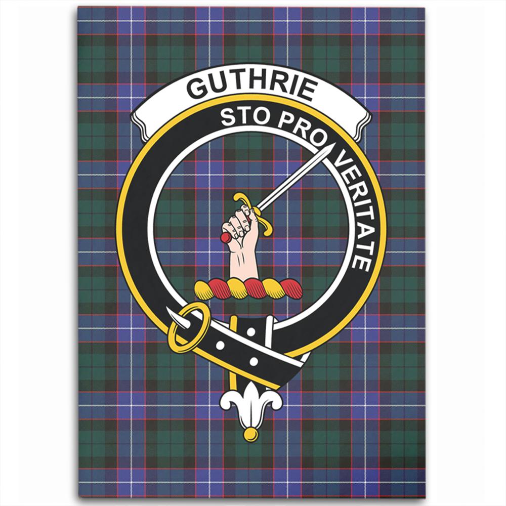 Guthrie Modern Tartan Crest Area Rug