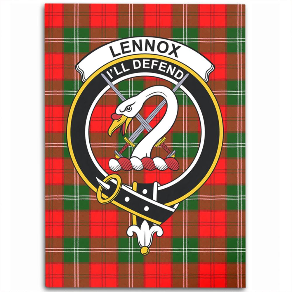 Lennox Modern Tartan Crest Area Rug