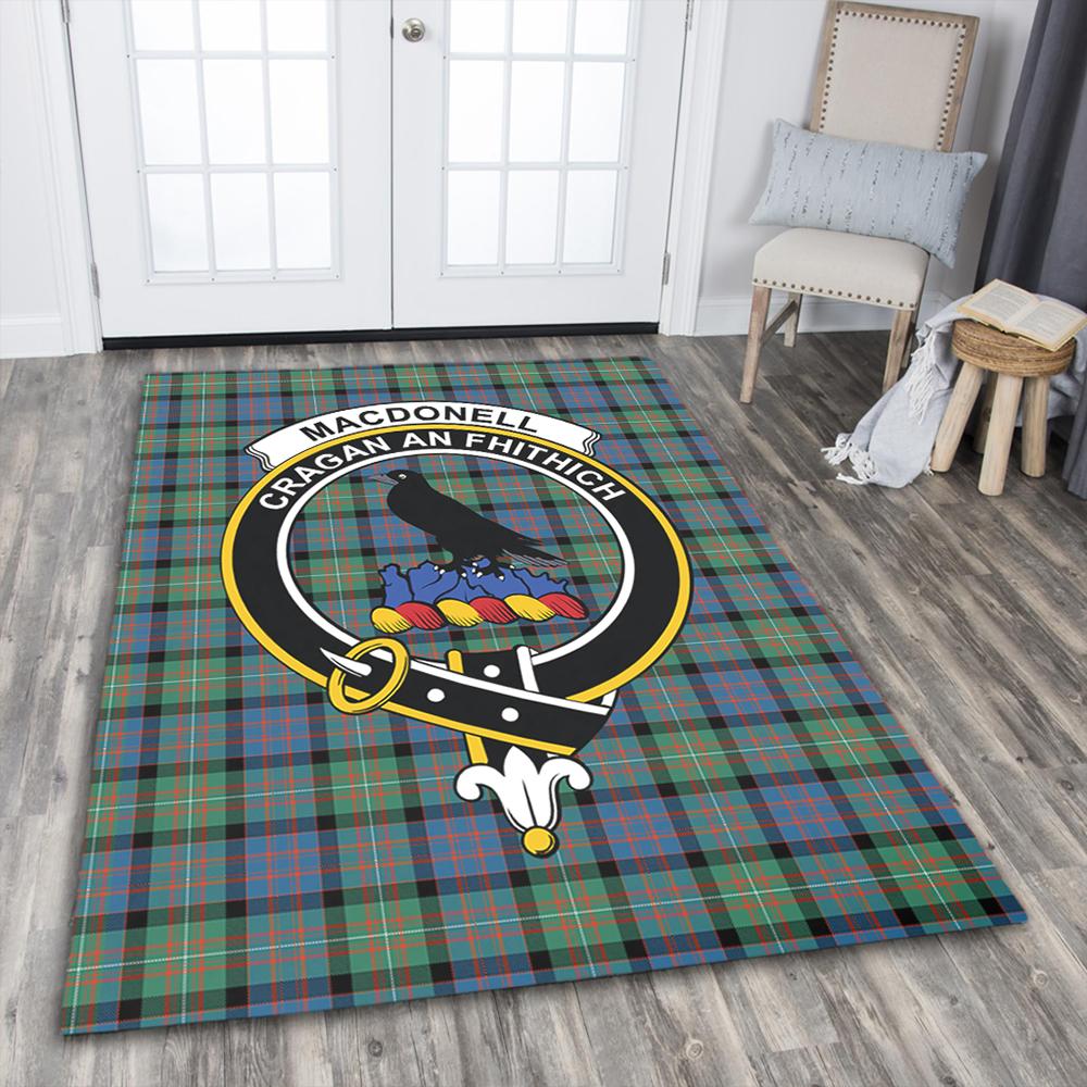 MacDonnell of Glengarry Ancient Tartan Crest Area Rug