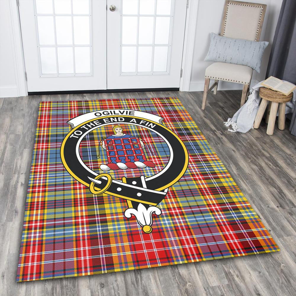 Ogilvie Tartan Crest Area Rug