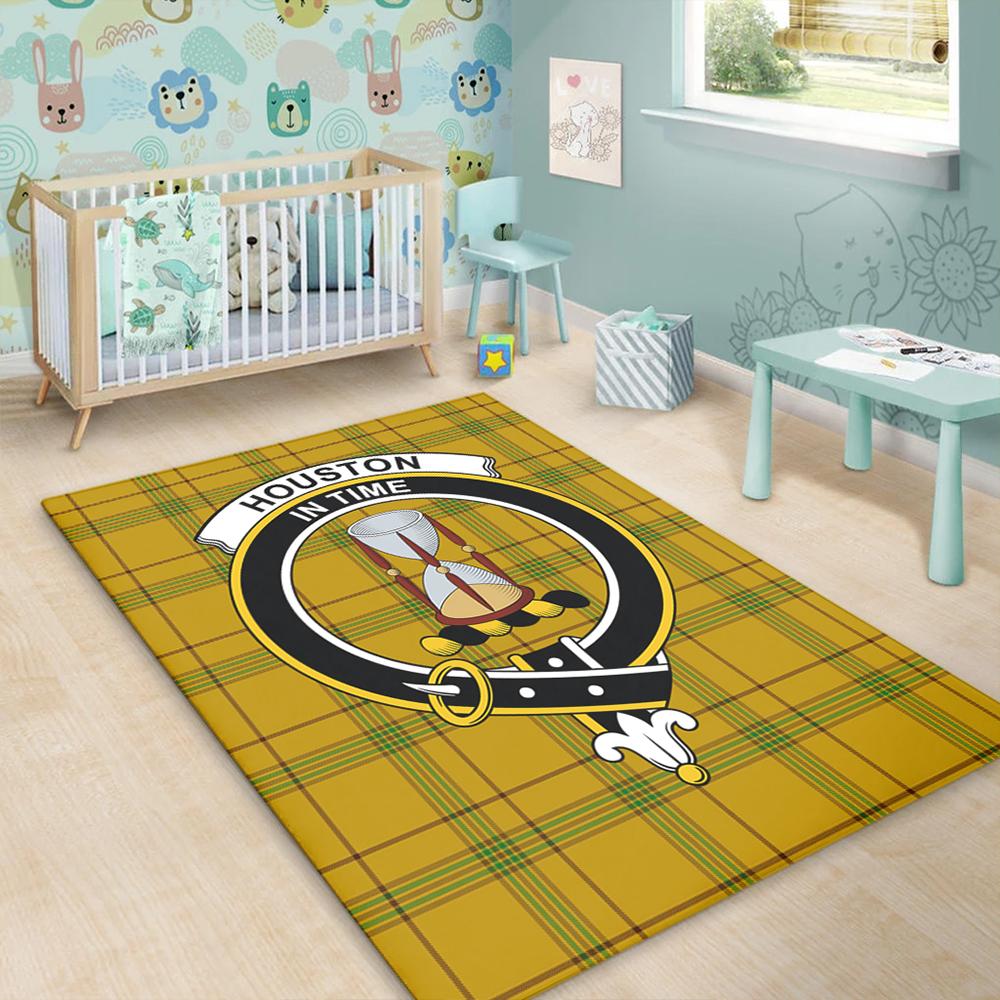 Houston Tartan Crest Area Rug