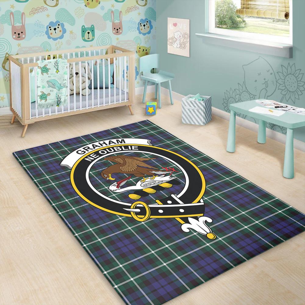 Graham of Montrose Modern Tartan Crest Area Rug