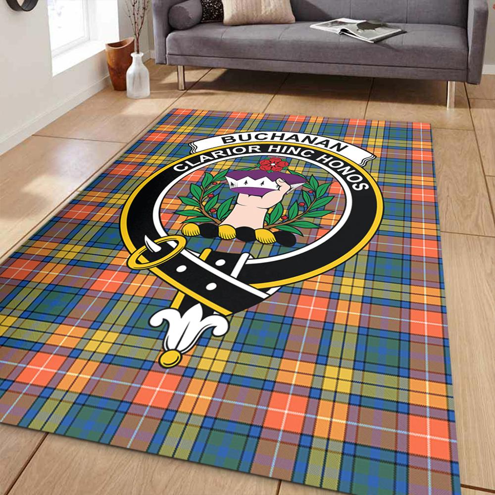 Buchanan Ancient Tartan Crest Area Rug