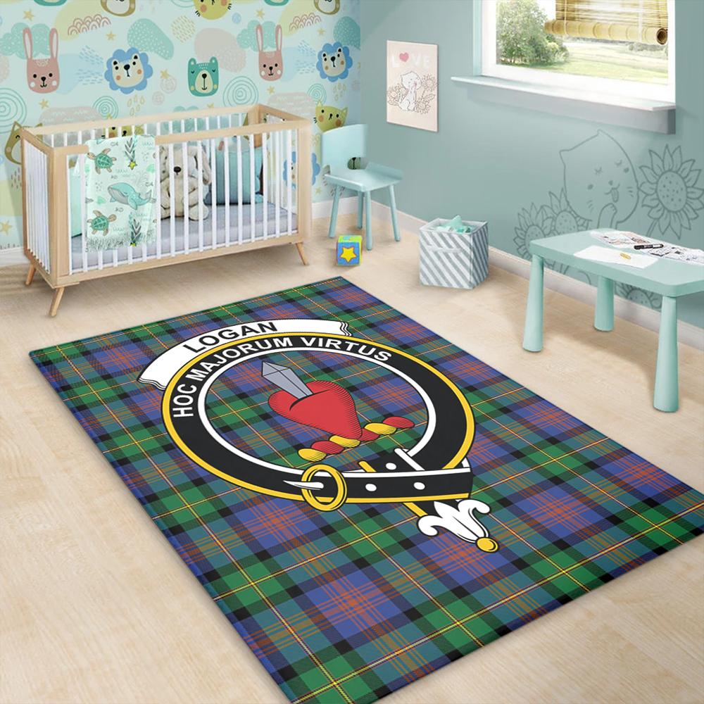 Logan Ancient Tartan Crest Area Rug