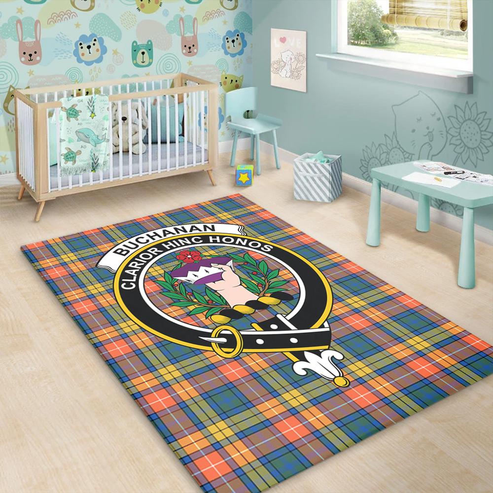 Buchanan Ancient Tartan Crest Area Rug