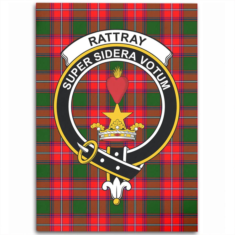 Rattray Modern Tartan Crest Area Rug