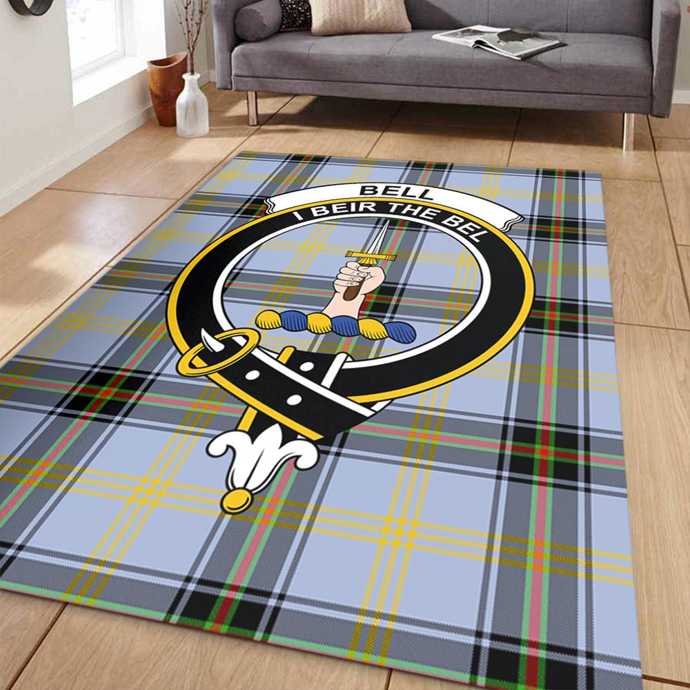 Bell of the Borders Tartan Crest Area Rug