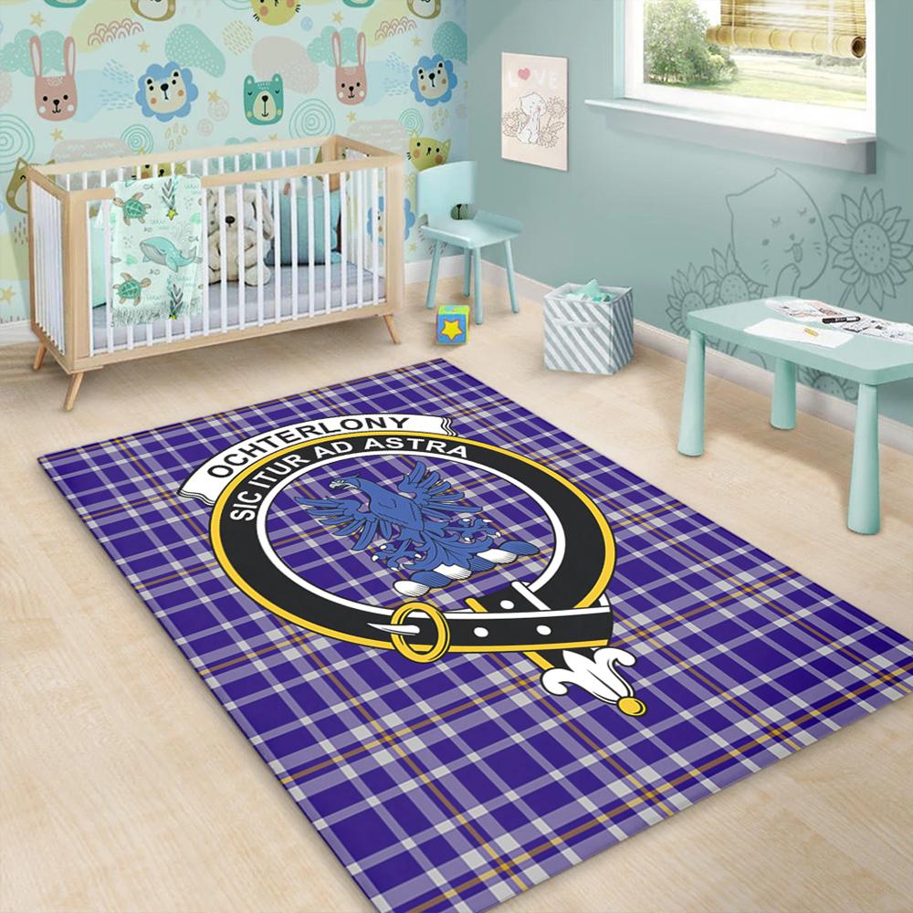 Ochterlony Tartan Crest Area Rug