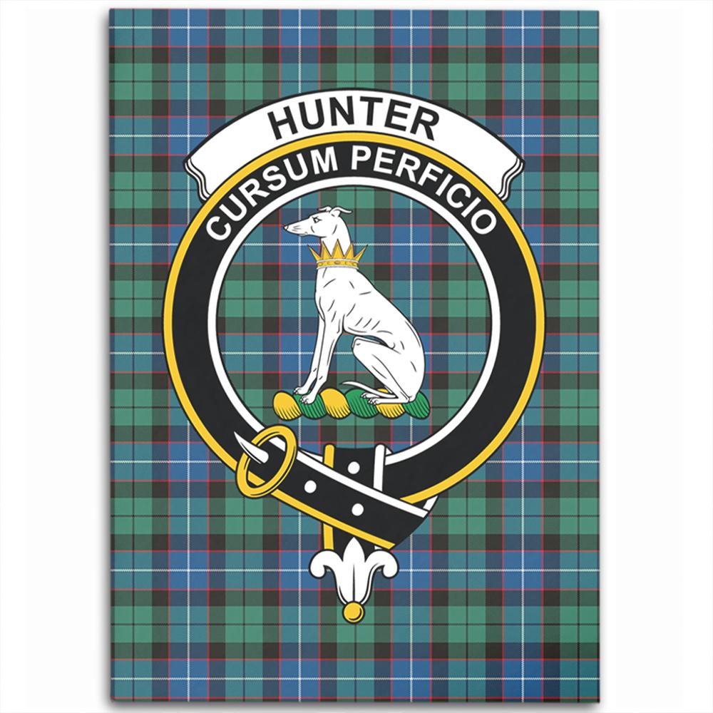Hunter Ancient Tartan Crest Area Rug