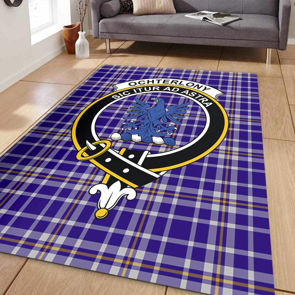 Ochterlony Tartan Crest Area Rug