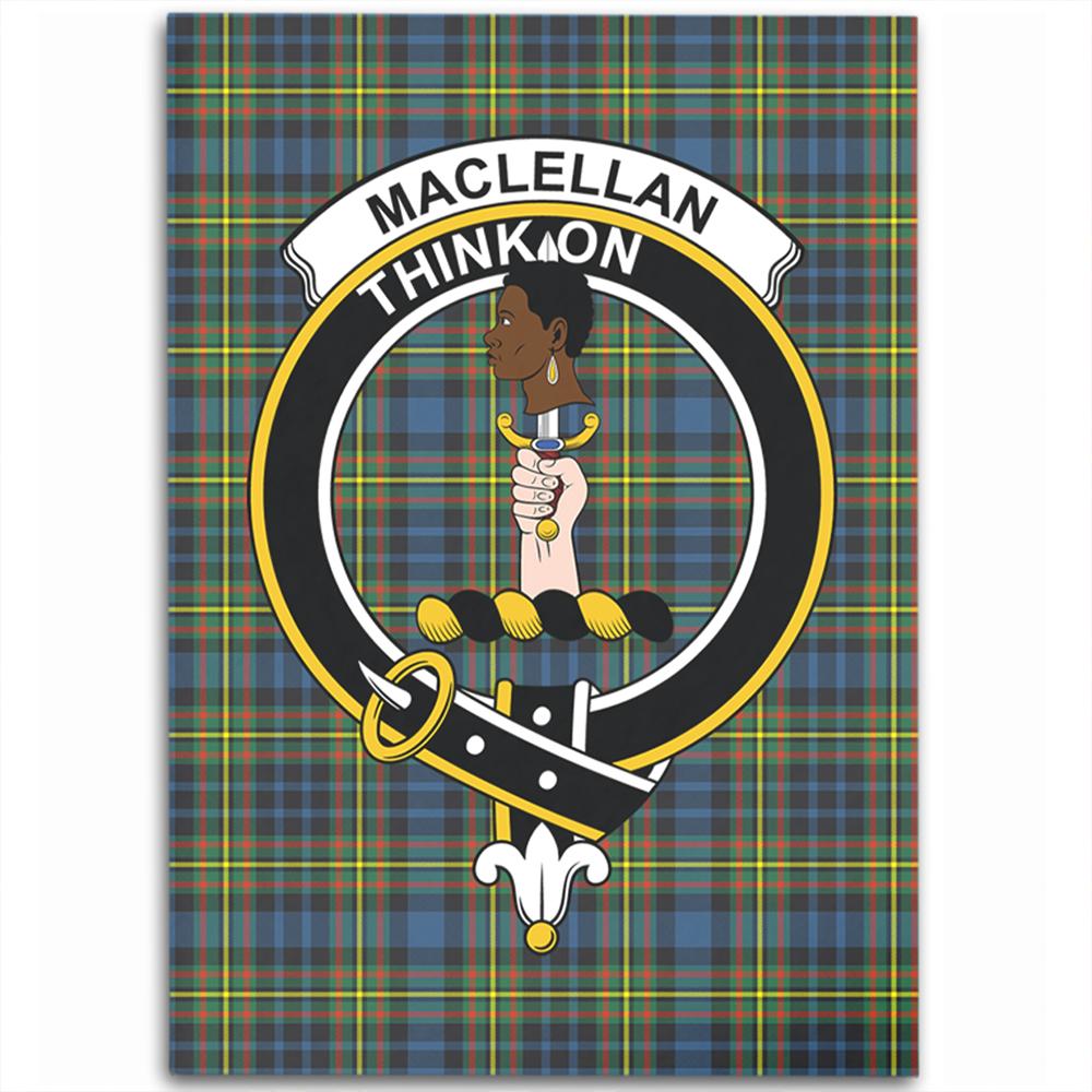 MacLellan Ancient Tartan Crest Area Rug