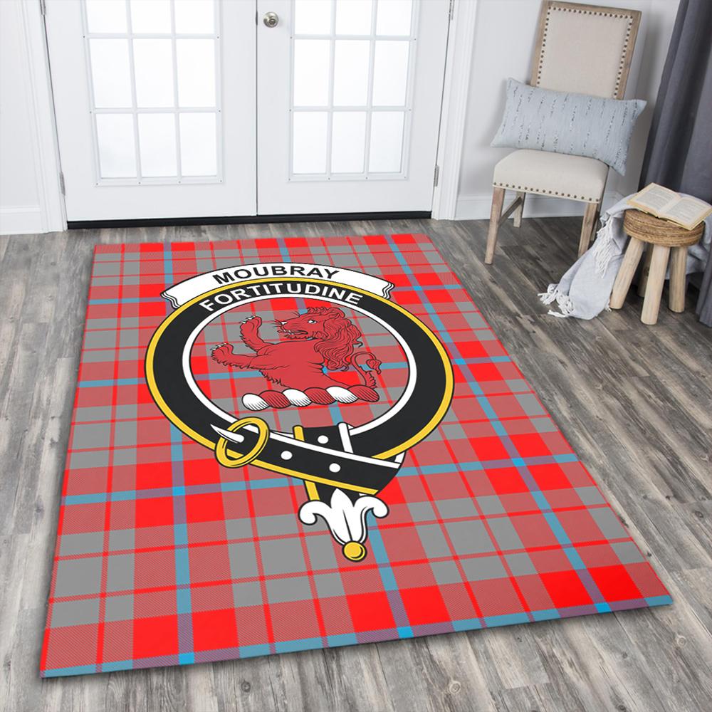 Moubray Tartan Crest Area Rug