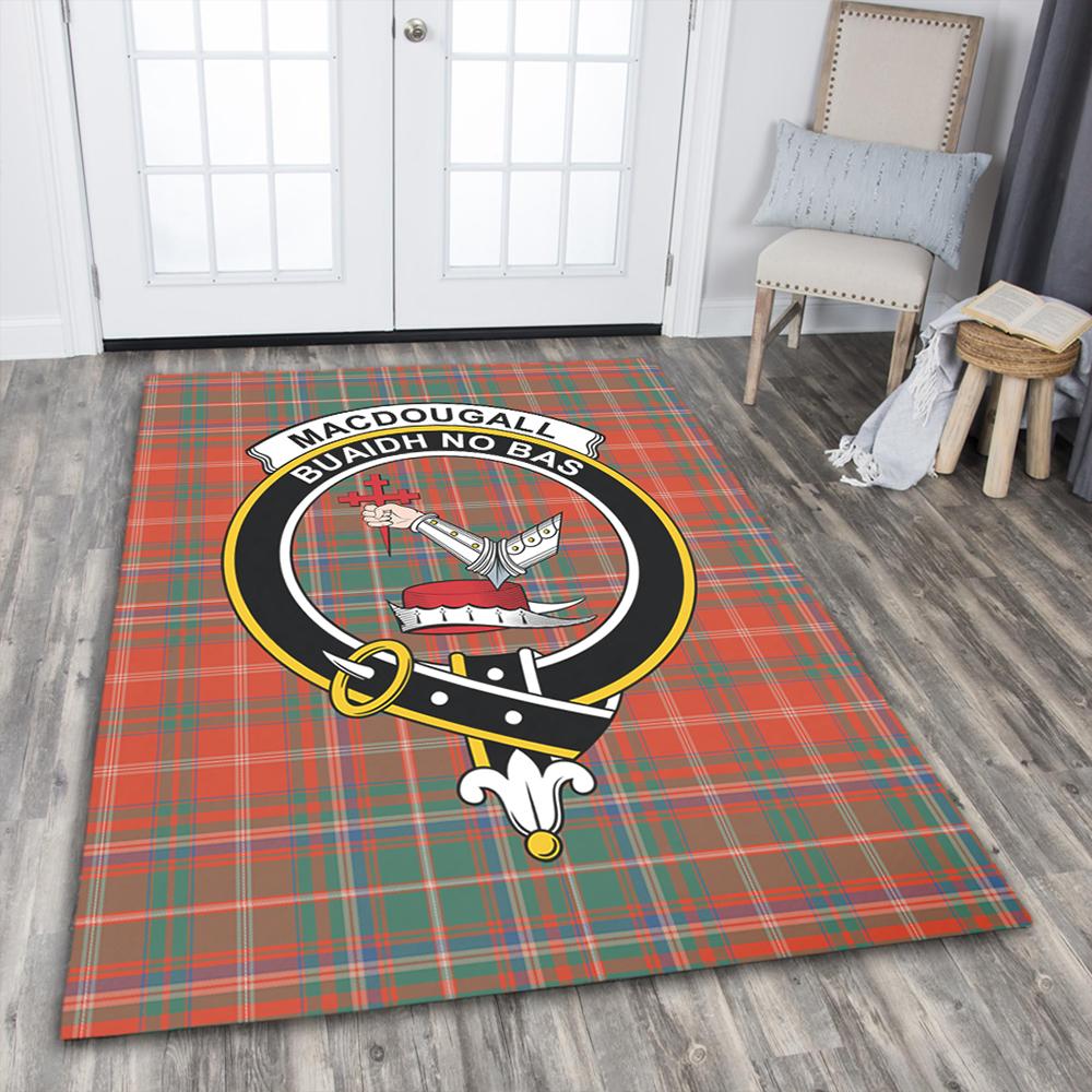 MacDougall Ancient Tartan Crest Area Rug
