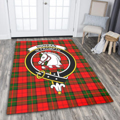 Dunbar Modern Tartan Crest Area Rug