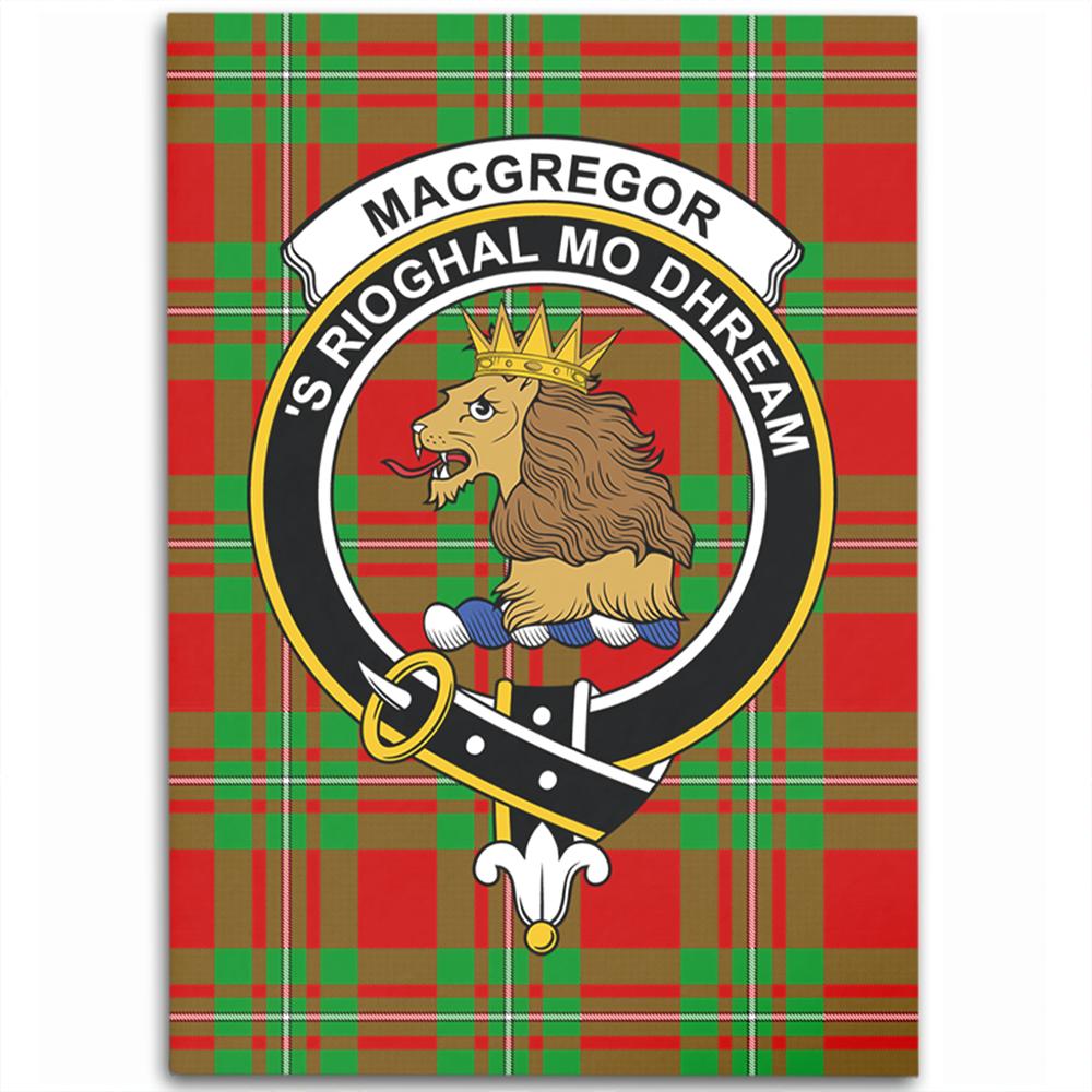 MacGregor Modern Tartan Crest Area Rug