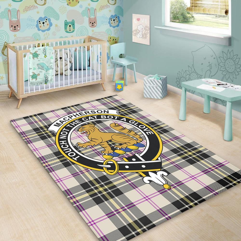 MacPherson Dress Ancient Tartan Crest Area Rug