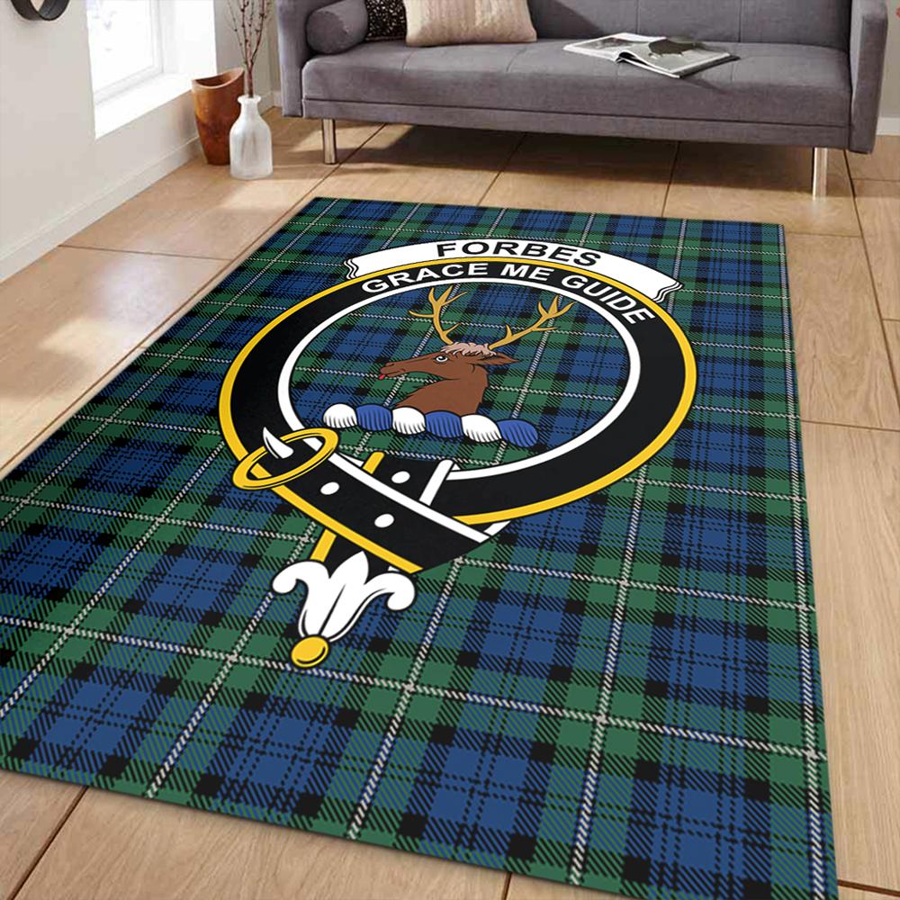 Forbes Ancient Tartan Crest Area Rug