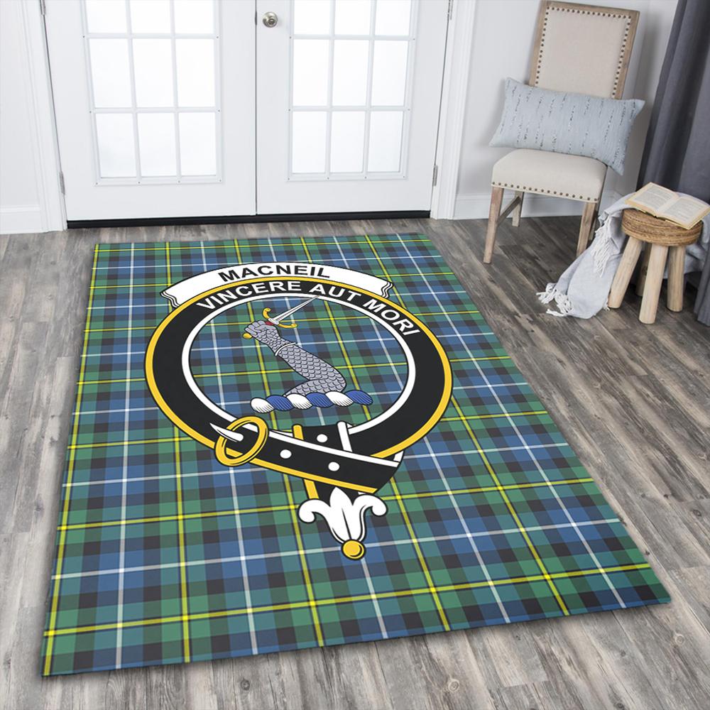 MacNeill of Barra Ancient Tartan Crest Area Rug