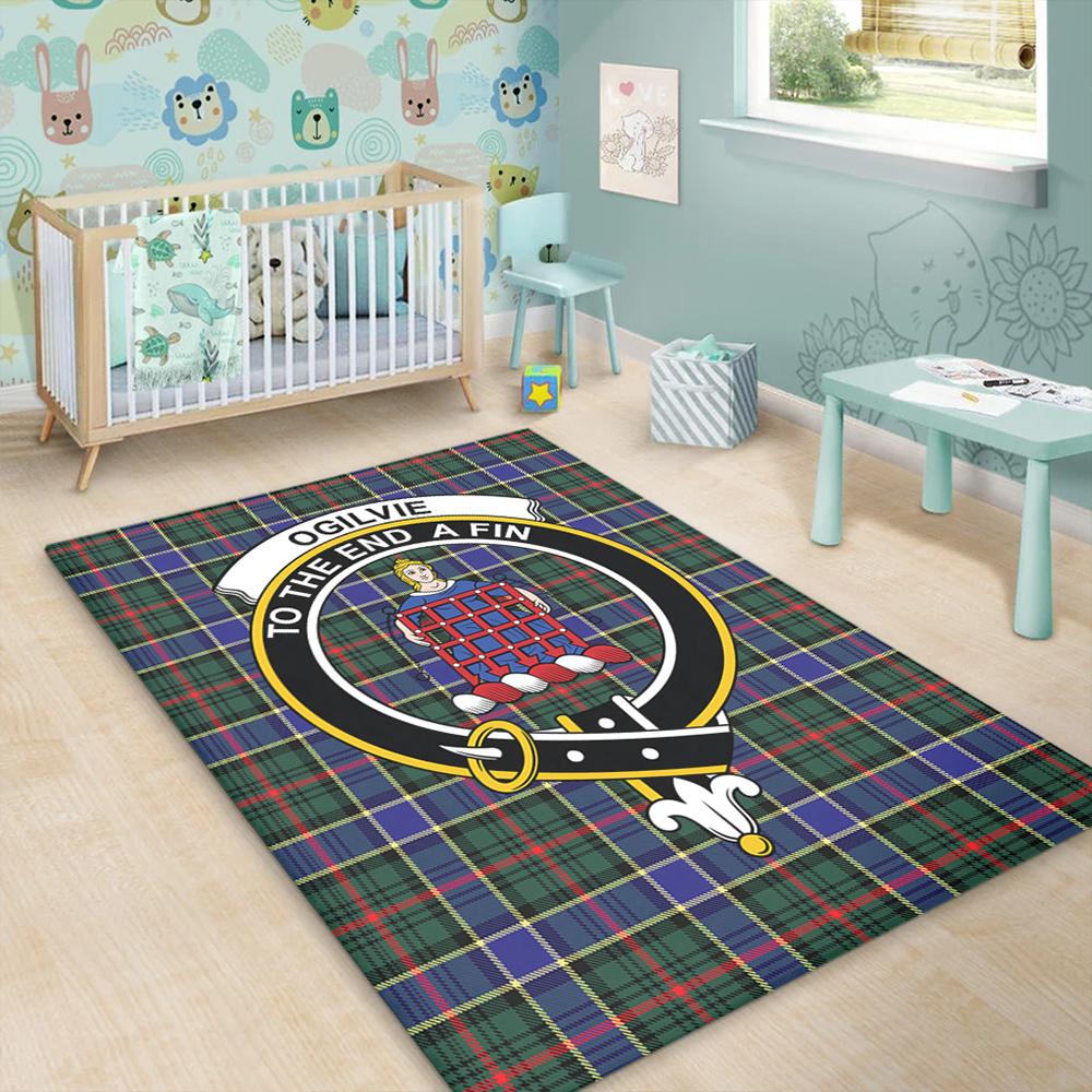 Ogilvie of Airlie Ancient Tartan Crest Area Rug
