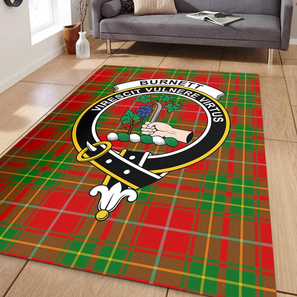 Burnett Ancient Tartan Crest Area Rug
