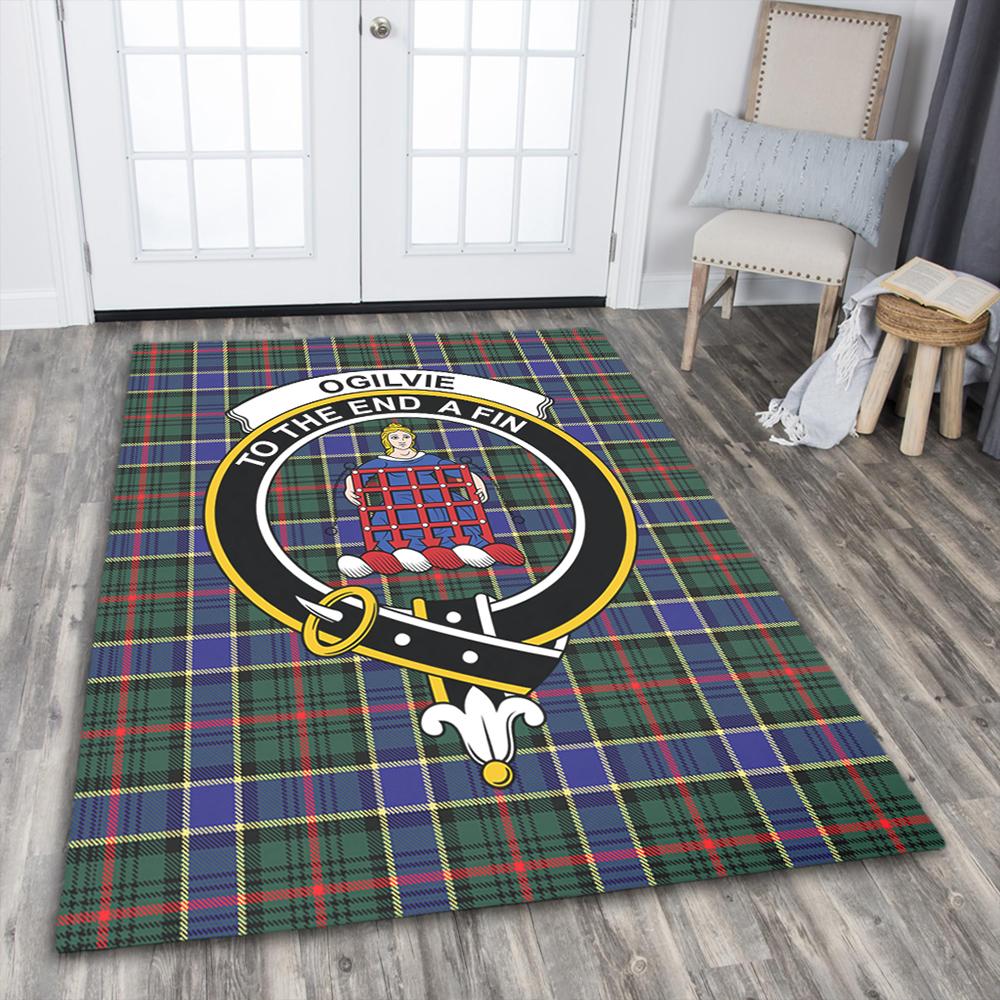 Ogilvie of Airlie Ancient Tartan Crest Area Rug