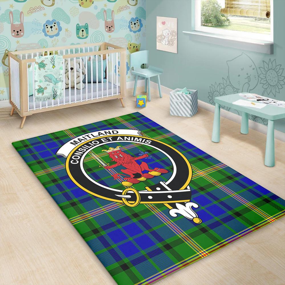 Maitland Tartan Crest Area Rug