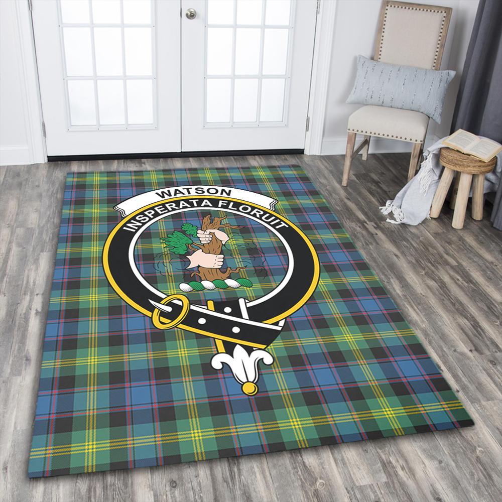 Watson Ancient Tartan Crest Area Rug