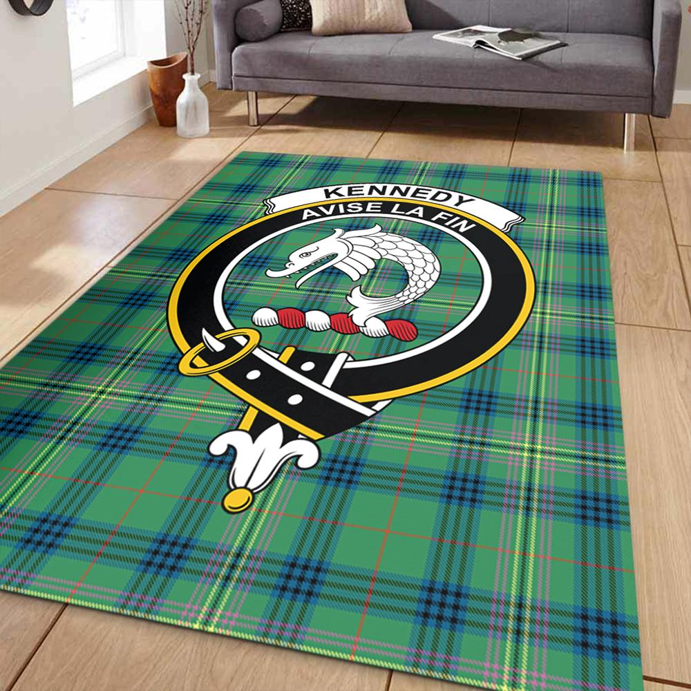 Kennedy Ancient Tartan Crest Area Rug