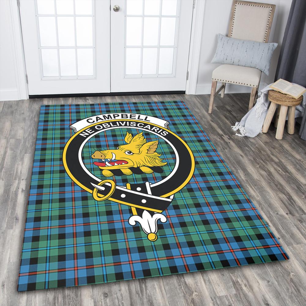 Campbell of Cawdor Ancient Tartan Crest Area Rug