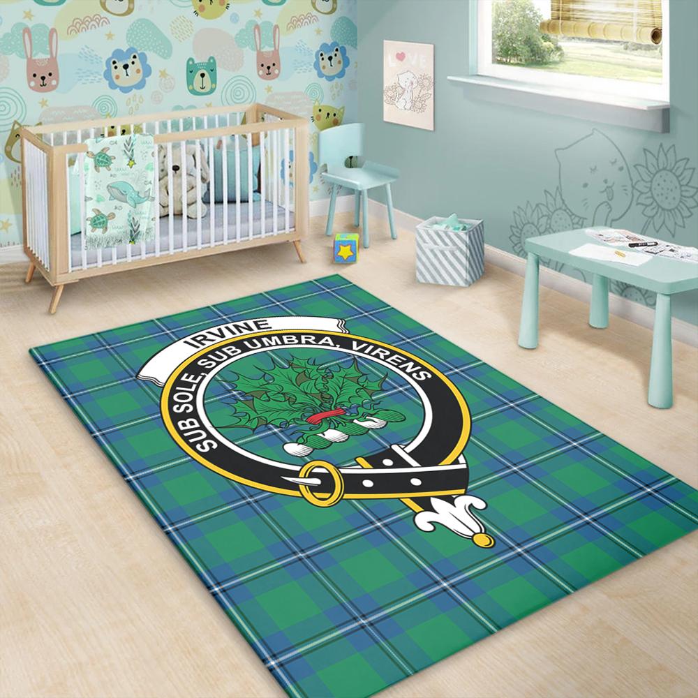 Irvine Ancient Tartan Crest Area Rug
