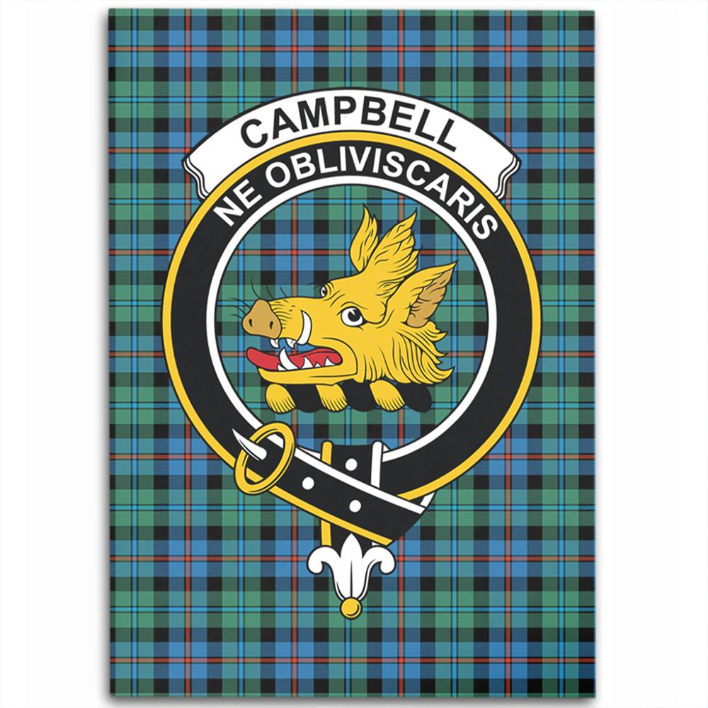 Campbell of Cawdor Ancient Tartan Crest Area Rug